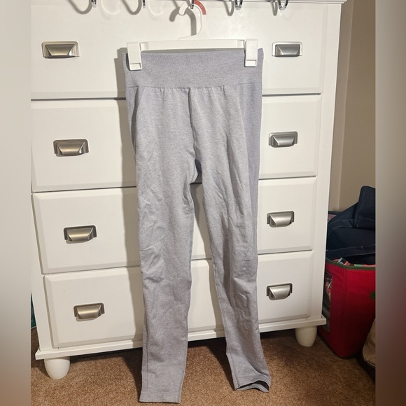 Gymshark Flex High Waisted Leggings - Blue/Grey - Picture 1 of 3